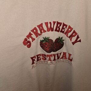 Simply Southern Pink Tee with Red Accents